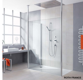 DOUCHE EN VERRE